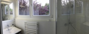 Création d’une salle de douche dans une chambre d’amis sur Chantilly