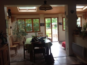 Travaux de  rénovation et décoration d'un espace ouvert sur Crépy en Valois
