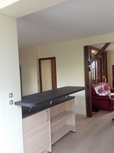 Travaux de  rénovation et décoration d'un espace ouvert sur Crépy en Valois