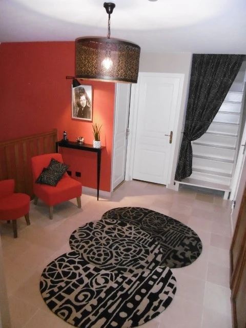Décoration d'un palier dans une maison sur Senlis