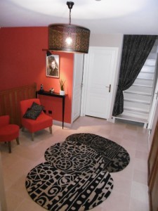 Décoration d'un palier dans une maison sur Senlis