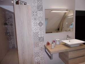 Rénovation et décoration d'une salle de bain  sur Senlis