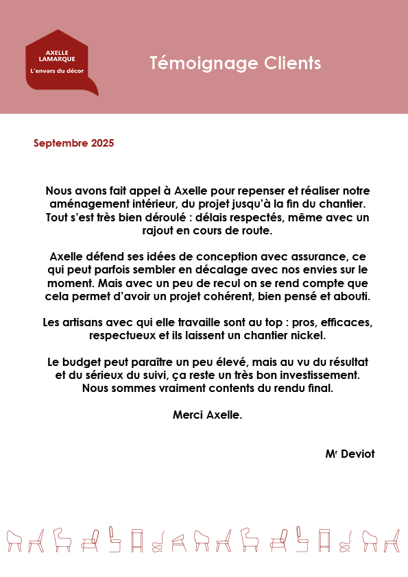 Témoignage Mr. DEVIOT