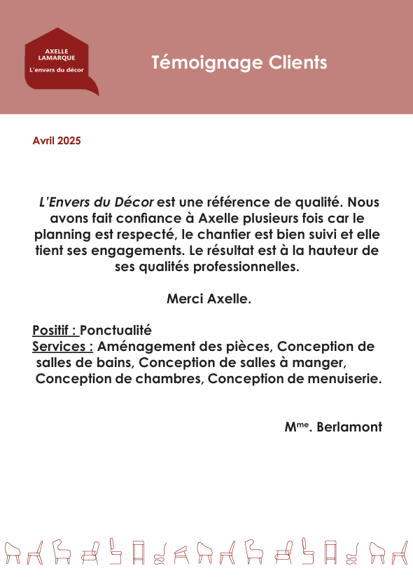 Témoignage Mme. Berlamont