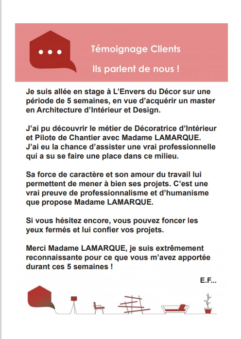 EXPÉRIENCE DE STAGE e.f