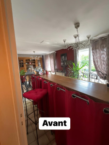 Rénovation complète du séjour sur Fleurines