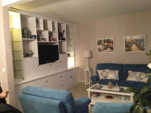 Création d'un meuble sur mesure dans un salon sur Senlis