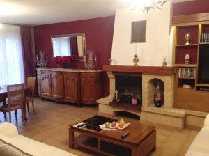 Décoration d'un salon et salle à manger près d'Ermenonville