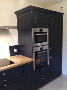 Conception d'une cuisine et Remise aux normes électriques dans un appartement sur Senlis
