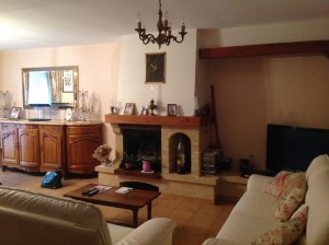 Décoration d'un salon et salle à manger près d'Ermenonville