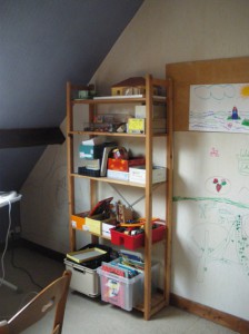 Aménagement d'un palier d'accès aux chambres en sous-pente