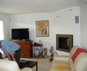 Aménagement et Décoration de l'espace TV - Cheminée