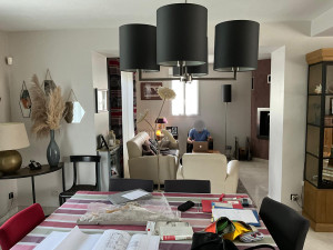 Rénovation d'un salon et salle à manger sur Mortefontaine