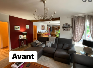 Rénovation d’un salon sur Fleurines