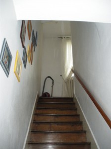 Relooking d'une entrée avec escalier