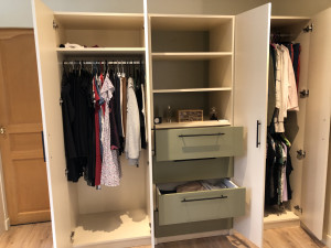 Création d'une salle de bain avec espace dressing intégré sur Ermenonville