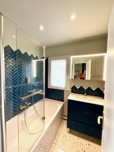 Rénovation d'une salle de bain sur Chantilly