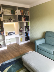 Création d’un Salon TV bibliothèque  sur Lamorlaye