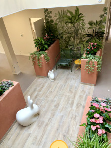 Conception et  création d’un Patio au  cœur d’une entreprise sur Compiègne