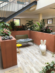 Conception et  création d’un Patio au  cœur d’une entreprise sur Compiègne