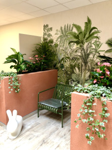 Conception et  création d’un Patio au  cœur d’une entreprise sur Compiègne