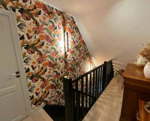 Rénovation d'une entrée, d'un palier, et d'une montée d'escalier