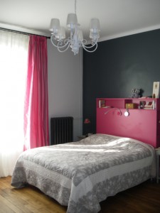 Création d'une chambre dans un bureau