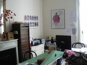 Création d'une chambre dans un bureau