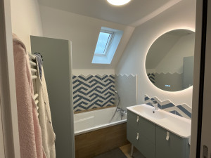 Rénovation d'une salle de bain sur Senlis