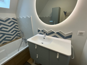 Rénovation d'une salle de bain sur Senlis