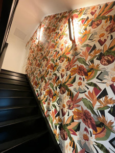 Rénovation d'une entrée, d'un palier, et d'une montée d'escalier