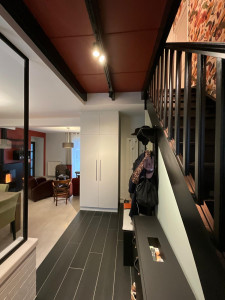 Rénovation d'une entrée, d'un palier, et d'une montée d'escalier