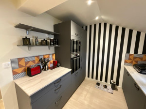 Transformation totale d’un salon, salle à manger et cuisine